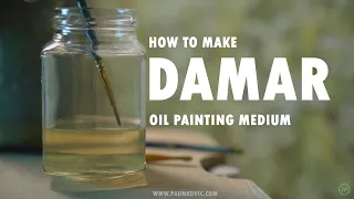 How to make oil painting medium and varnish from Damar crystals