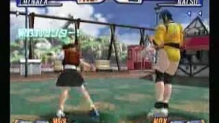 Moero! Justice Gakuen match - Tech Romancer (Hin, Aki, Yur)  vs Ka (Gorin Koukou)