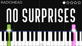 Radiohead - No Surprises | EASY Piano Tutorial