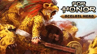 OCELOTL ATTACK - New Aztec Jaguar Warrior Hero Gameplay - For Honor