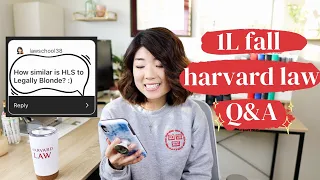 Harvard Law School Student Q&A REAL TALK | 1L Fall Semester Update!