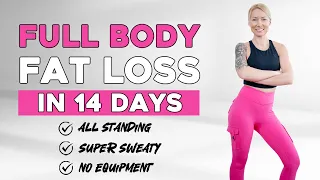 FULL BODY FAT LOSS in 14 Days🔥 20 MIN Tabata Standing Workout - No Jumping,No Equipment,No Lunges