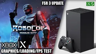 Robocop Rogue City: FSR 3 Update - Xbox Series X Gameplay + FPS Test