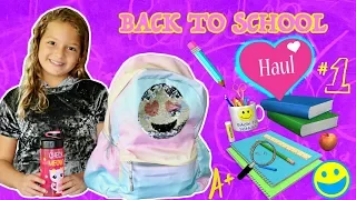 WHAT'S IN MY BACKPACK "  BACK TO SCHOOL HAUL " | EMILY 2018 | SISTER FOREVER