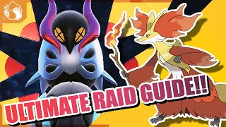 How to EASILY Beat 7 Star DELPHOX Tera Raid EVENT in Pokemon Scarlet and Violet! (Best Pokemon!)