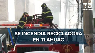 Incendio en Tláhuac genera columna de humo visible a kilómetros; no se reportan heridos