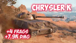 Chrysler K - 4 Frags 7.9K Damage - Iron on the hunt! - World Of Tanks