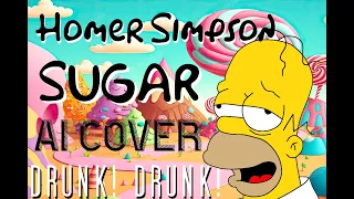 Homer Simpson sings Sugar Sugar [Full DRUNK AI Cover]