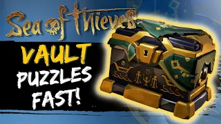 How To Do Gold Hoarder Vault Puzzles Fast // Sea of Thieves Guide, Vault of the Ancients Update