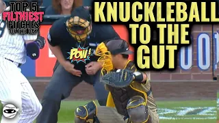 A PAINFUL Knuckleball! LOL  #mlb