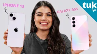 Galaxy A55 é MELHOR e mais BARATO que o iPhone 13!