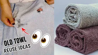 DIY - 5 Ideas to Recycle Old Towels