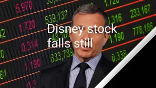 disney stock continues to fall