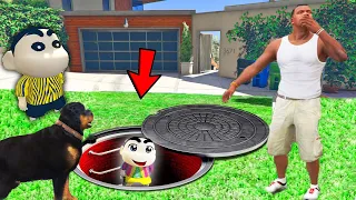 Franklin Found Shinchan's Secret Bunker In Secret Location in GTA 5 | GTA5 AVENGERS