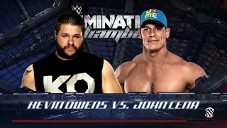 WWE Elimination Chamber 2015: John Cena vs Kevin Owens (WWE 2K16)
