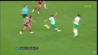 Katie McCabe Brilliant Goal Hungary v Rep of Ireland 2023