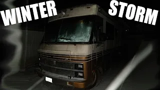 RV Living In A Winter Storm