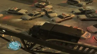 GTA IV - Cop Mass Suicide - Funny Moments! (Uncut)