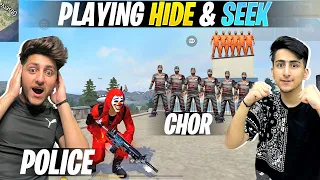 Chor Police In Free Fire Playing ( Hide & Seek ) - Garena Free Fire