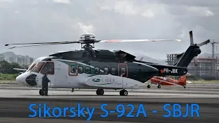 Decolagem - Sikorsky S-92A - SBJR [HD]