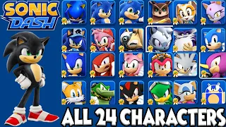 Sonic Dash - Teen Sonic Movie Unlocked vs All Bosses - All 26 Characters Hack Unlimited Rings Mod