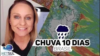 01/09/2020 - Previsão do tempo Brasil - Chuva 10 dias | METSUL
