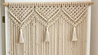 MAKROME PERDE YAPIMI | HOW TO MAKE MACRAME CURTAIN