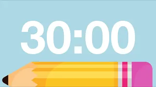 30 Minute Cute Back to School Timer (Chimes Alarm at End)