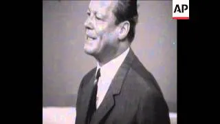 SYND 13/5/70 WILLY BRANDT ADDRESSES SPD MEETING