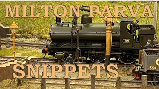 A few snippets of life at Milton Parva, a 1920's GWR branchline  station