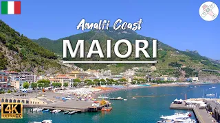 MAIORI │ ITALY. Day trip to charming Maiori, in the Amalfi Coast. Colorful 4K images.