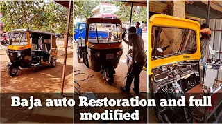 Bajaj auto full modified and Restoration