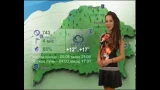 Прогноз погоды на ВТВ - ведущая Наталья Лукьянцева Pogoda 2015 05 15 Utro DivX