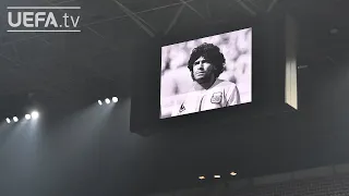 #UCL pays tribute to DIEGO MARADONA with minute of silence