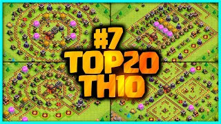 New Best TH10 BASE WAR / TROPHY Base Link 2022 (Top20) in Clash of Clans - Town Hall 10 War Base