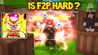 Noob To Pro As "F2P" [Episode-1] | Anime Punch Simulator | Roblox