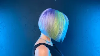 BOB HAIRCUT: how to cut bob haircut on dry hair - NIKITOCHKIN