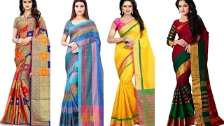 Rs 199 up Daily  Wear Silk Saree Collection  Amazon Designer Saree Price #saree#manaslaxmifashion