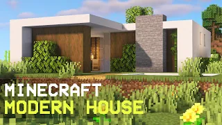 Minecraft: How to build a Modern Survival House | Tutorial