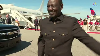 President Ruto lands in America and begins historic 4-day State visit