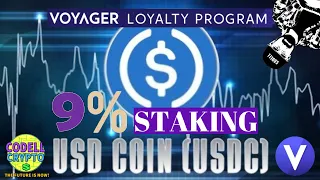 CODELL CRYPTO EP 23 WHY YOU SHOULD BE STAKING YOUR #USDC ON THE VOYAGER APP