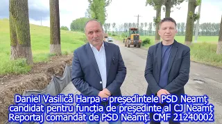 Vasilica Daniel Harpa - candidat pentru funcția de președinte al Consiliului Județean Neamț