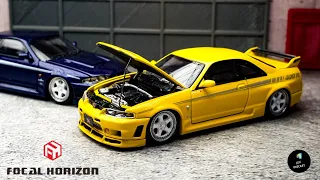 Nissan Skyline GT-R R33 Nismo 400R Yellow by Focal Horizon | UNBOXING and REVIEW