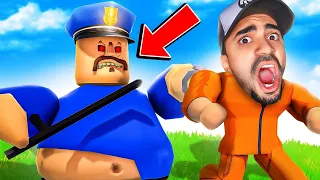 دخلنا السجن ! ولازم احاول اهرب في روبلوكس - Roblox