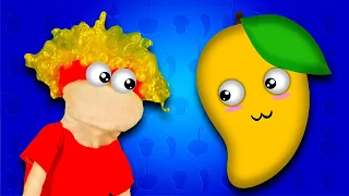 4 Fruits & 4 Vegetables with Puppets! | D Billions Kids Songs