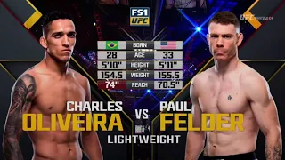 Paul Felder KO's Charles Oliveira (Fight Highlights)