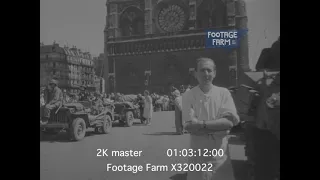 Paris, 1944 (2K footage) X320022 | Footage Farm Ltd