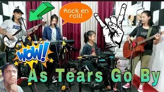 VIRAL Grabe kayo FRANZ Rhythm, Ang Lupet ninyo Kumanta AS TEARS GO BY_(The Rolling Stones)