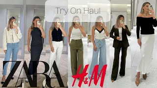 ZARA + H&M New collection ** | TRY on Haul |**