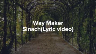 Sinach - Way Maker with lyrics (Gospel)